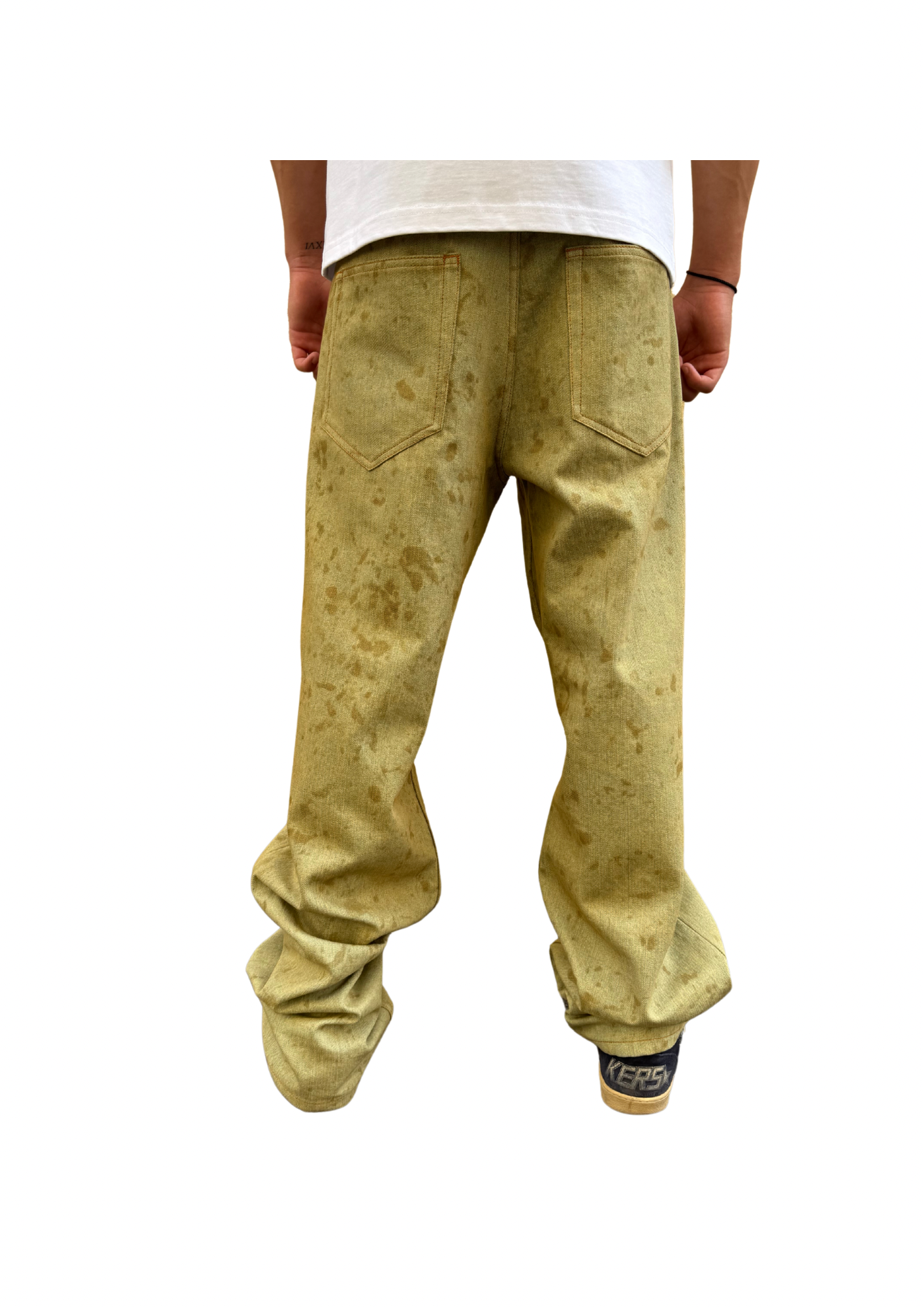 Pantalon Droit MSGM "Effet Peinture"
