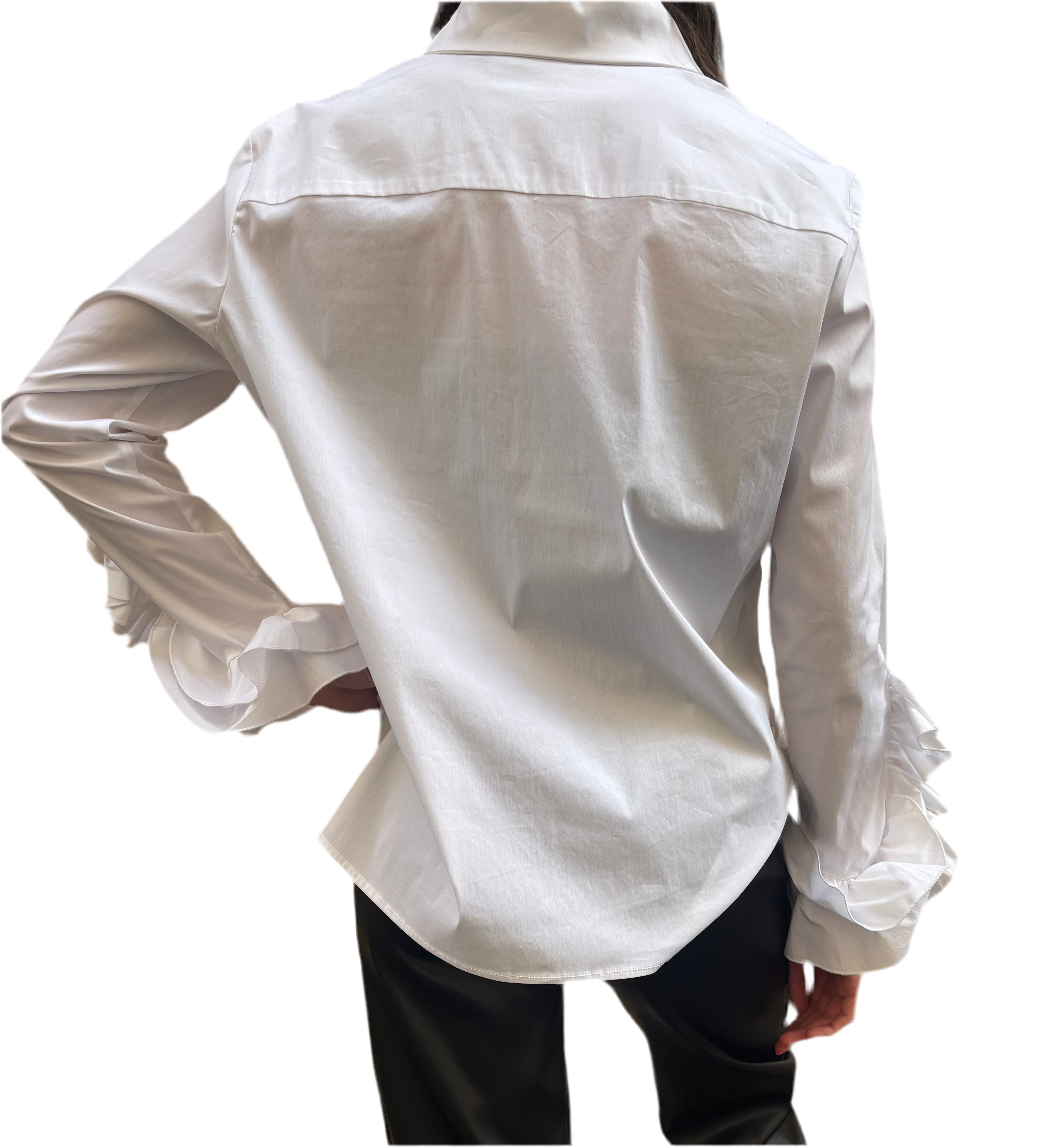 Chemise Blanche à Volants J'm Design