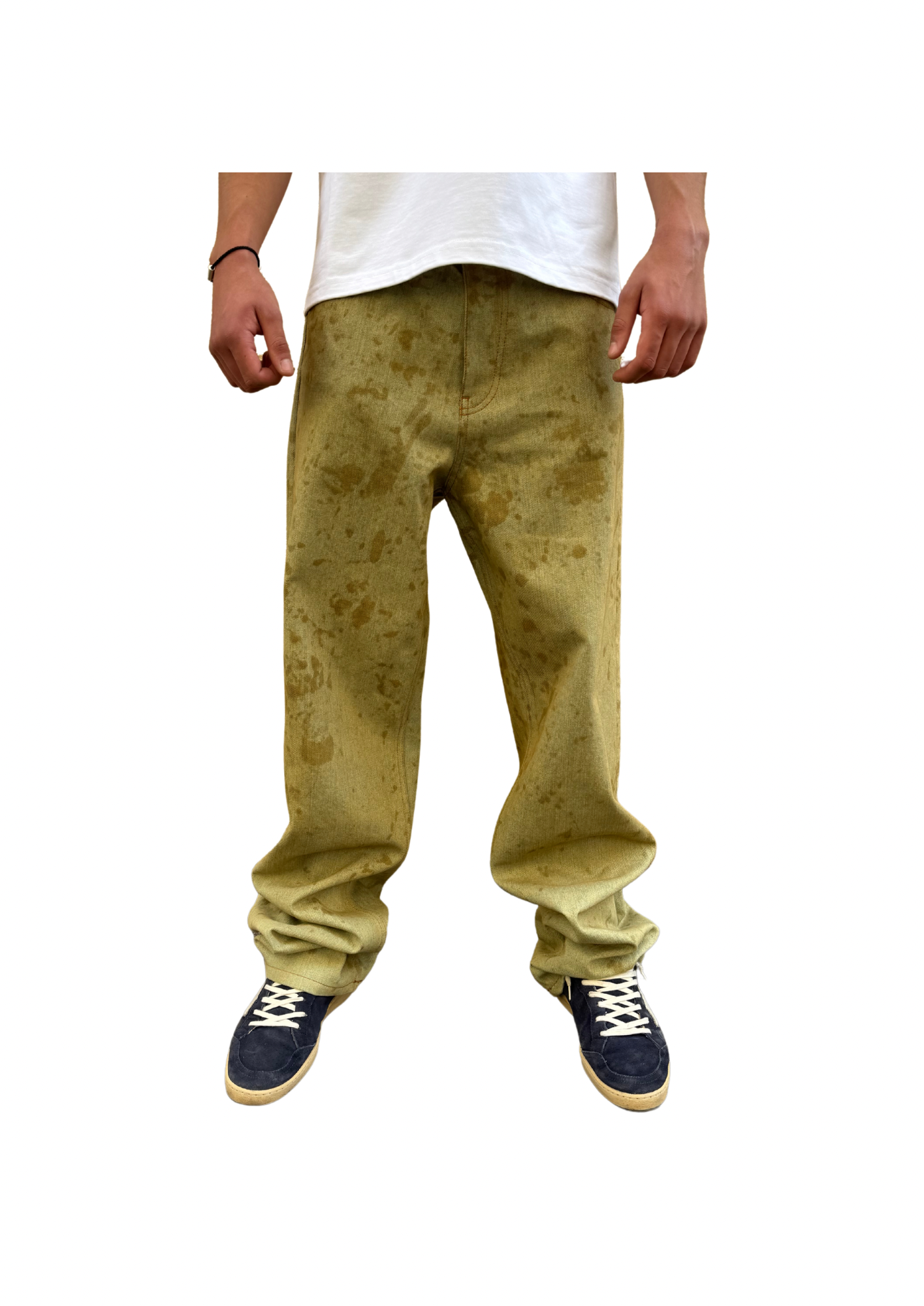 Pantalon Droit MSGM "Effet Peinture"