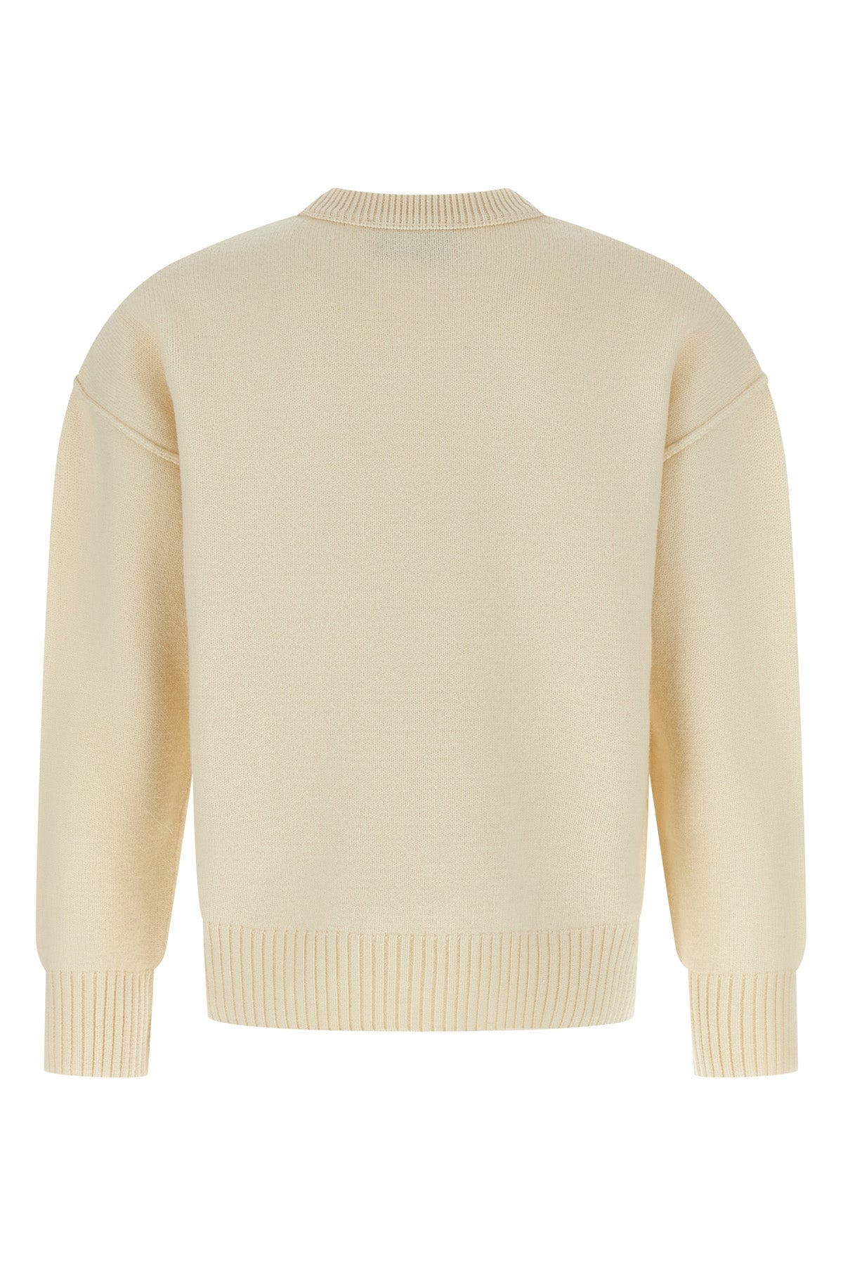 AMI Paris – Pull Ami de Cœur beige en laine