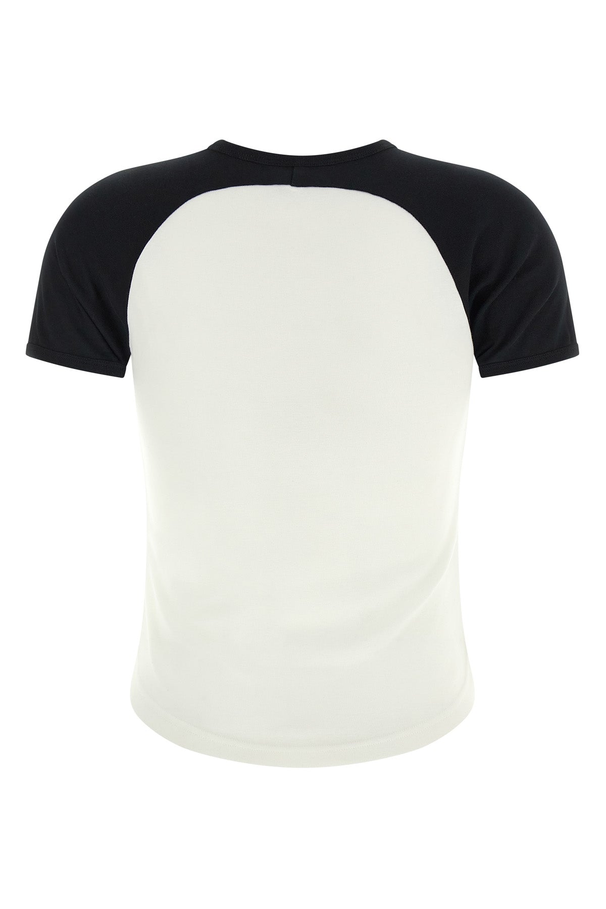 Courrèges – T-shirt Circle Contrast Noir & Blanc