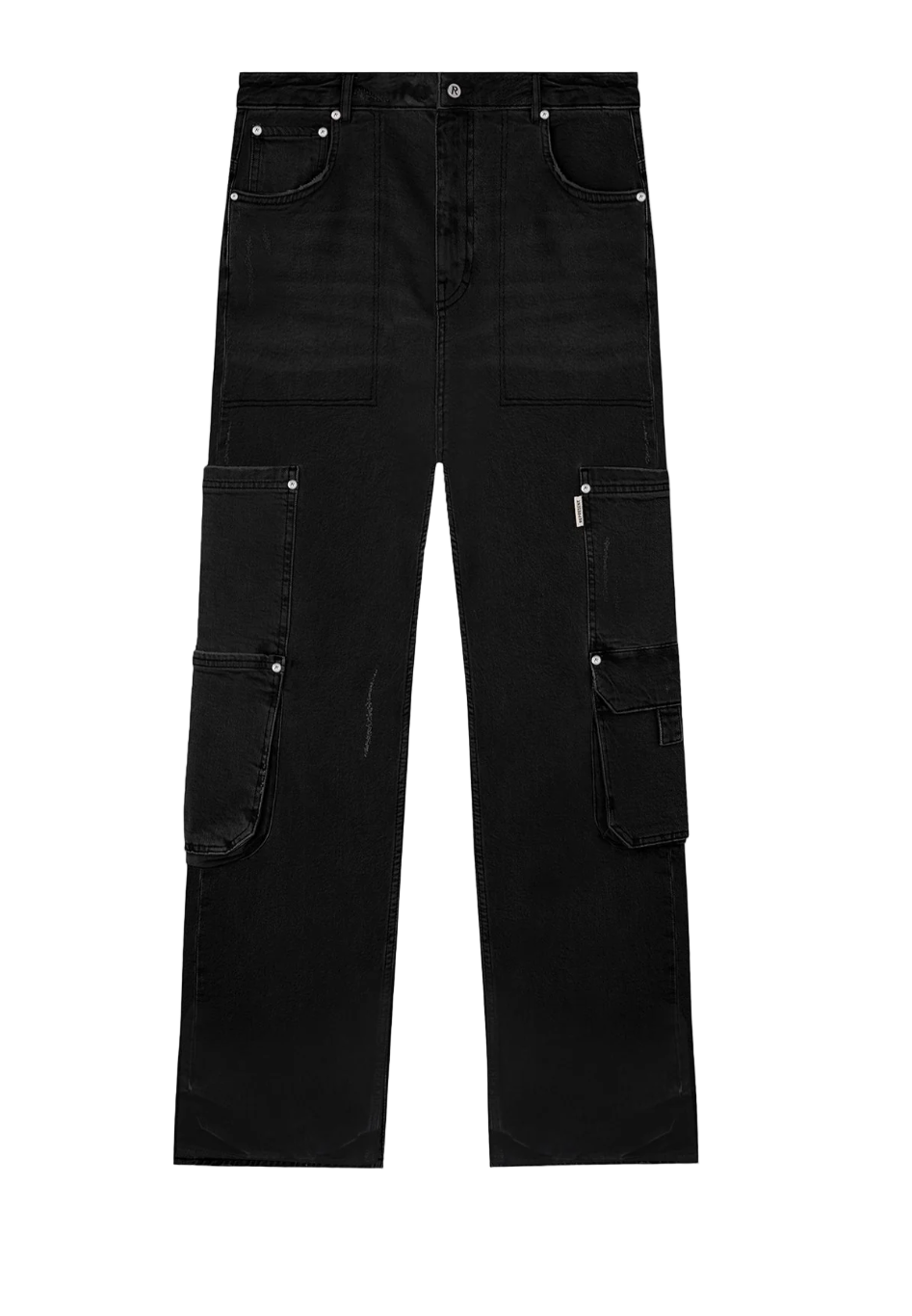 Pantalon Cargo Denim Noir – Represent Workshop R3