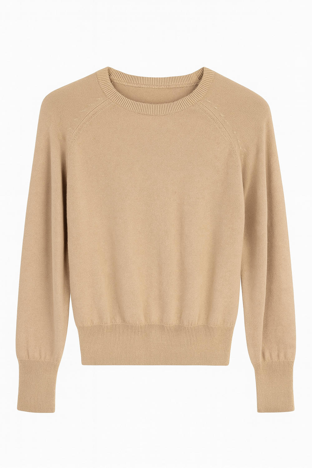 Pull Col Rond Woolrich Écru