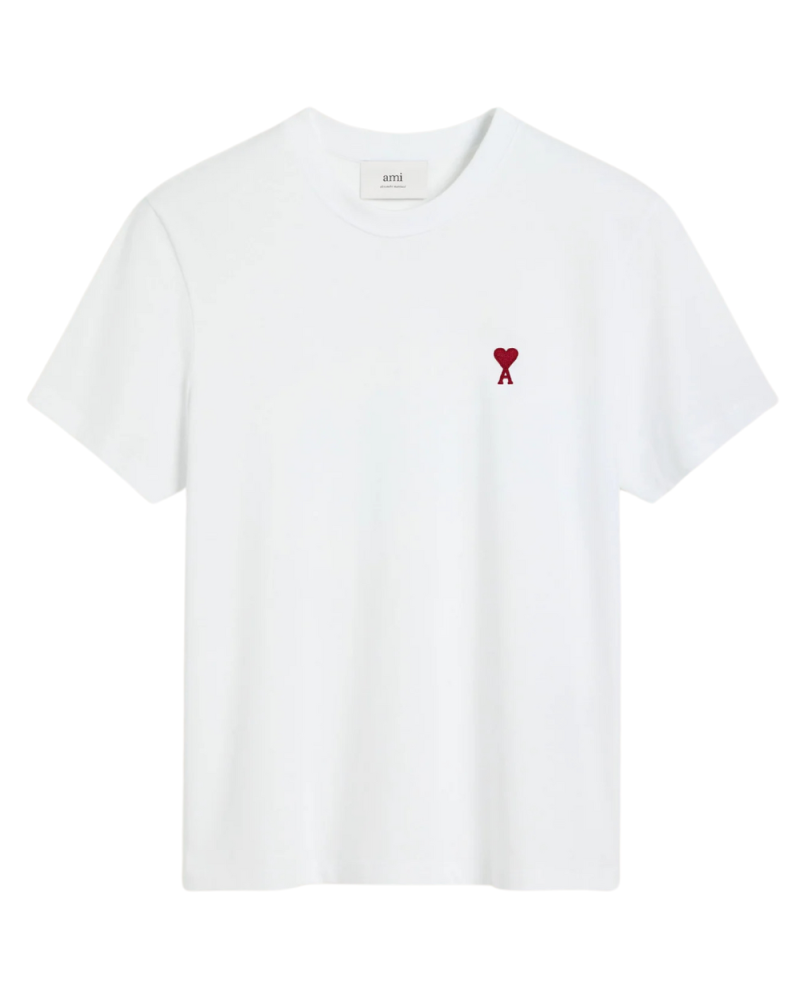 T-shirt Ami Paris Blanc Logo Ami de Cœur